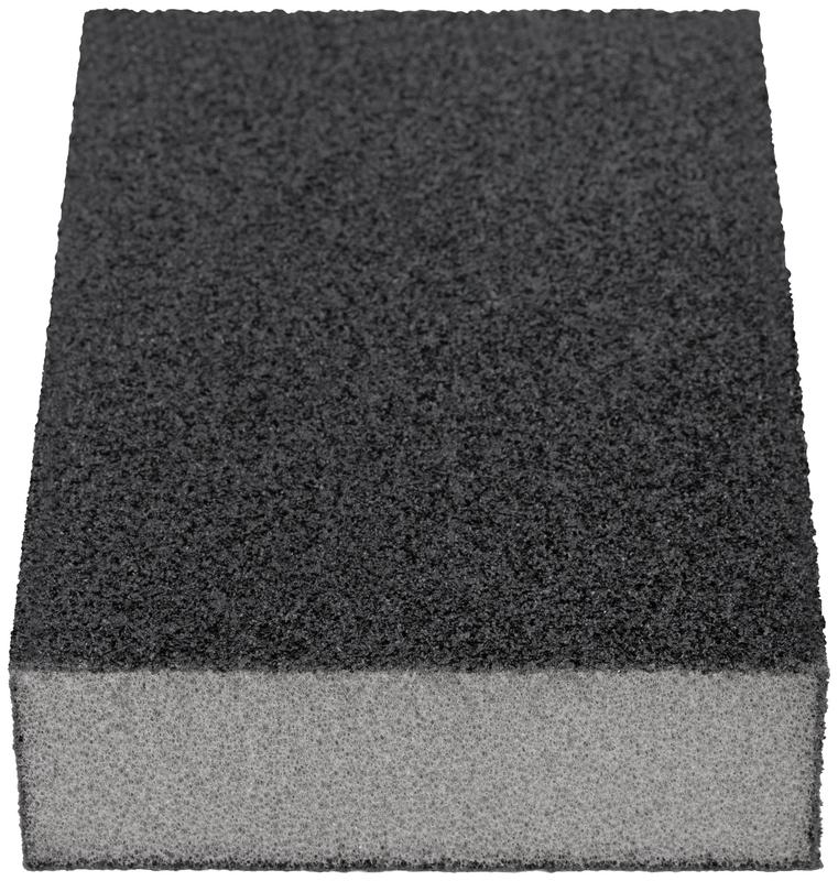  Губка шлифовальная 100х70х25мм Р 60/Р 100 средняя жесткость алюм./оксидная FIT 38367 фото в каталоге от BTSprom.by