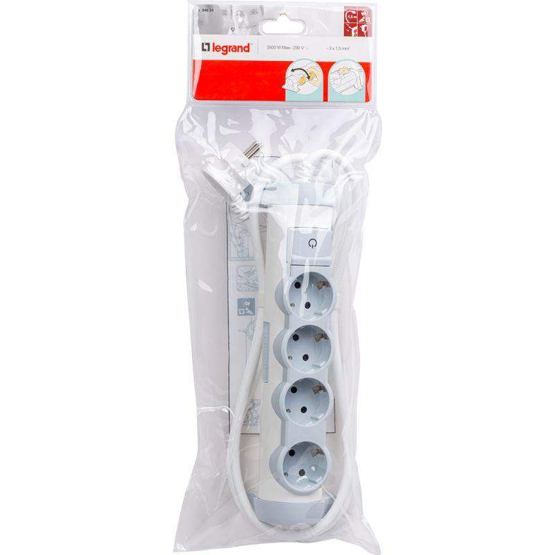 Удлинитель 4х1.5м с заземл. 16А IP20 Комфорт 4х2P+E Leg 694626 фото в каталоге от BTSprom.by  Удлинитель 4х1.5м с заземл. 16А IP20 Комфорт 4х2P+E Leg 694626 фото в каталоге от BTSprom.by