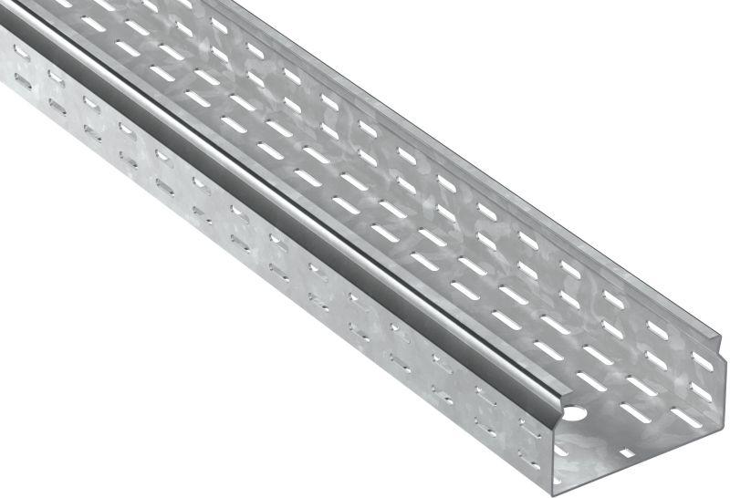 Лоток листовой перфорир. 80х150 L2000 сталь 2.0мм HDZ ESCA 7 IEK CLP10-080-150-200-2-HDZ от BTSprom.by