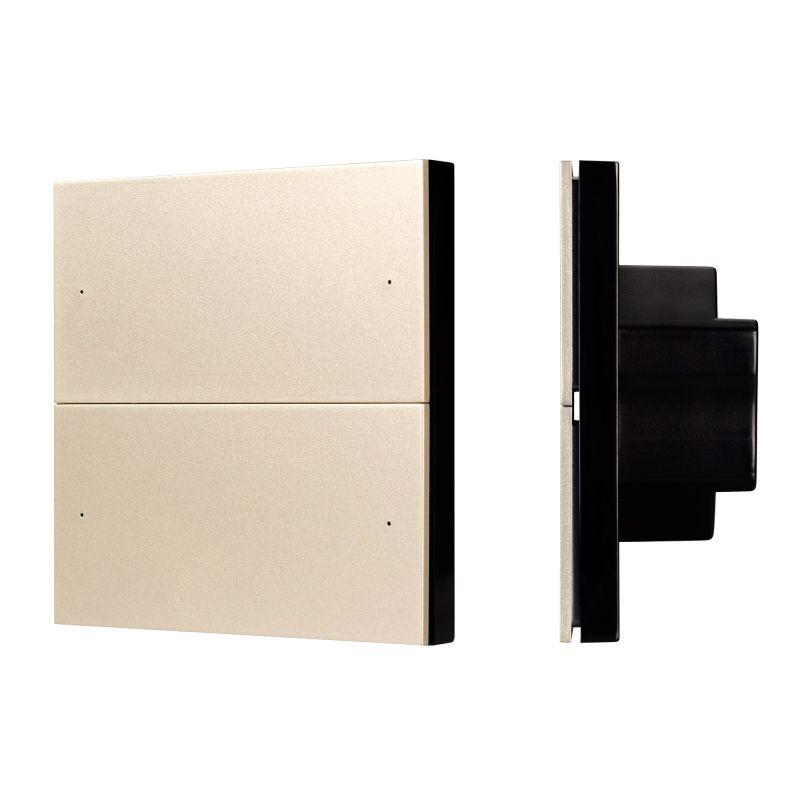 панель кнопочная smart-dmx512-801-22-4g-4sc-dim-in gold (230в 2.4g) (ip20 пластик) intelligent arlight 039313 от BTSprom.by