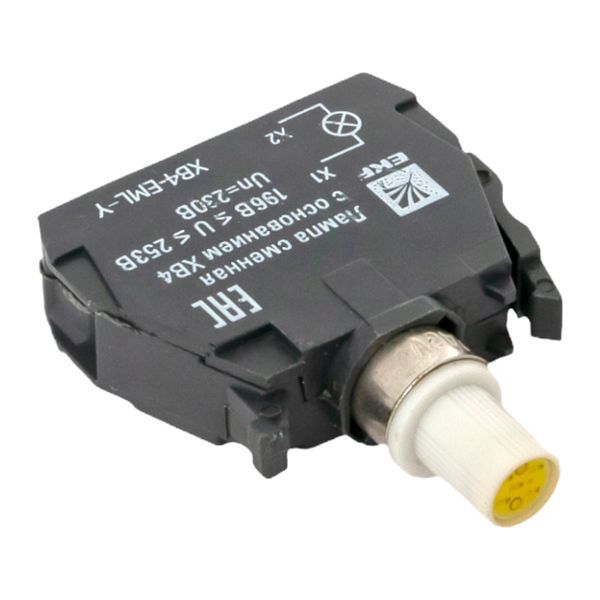  Лампа сменная с основанием XB4 желт. 230В PROxima EKF XB4-EML-Y фото в каталоге от BTSprom.by