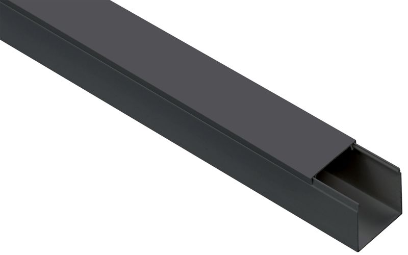 кабель-канал 40х40 l2000 пластик элекор черн. iek el-kk10-040-040-1-k02 от BTSprom.by