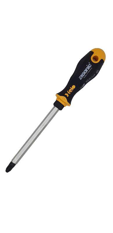 Отвертка крестовая с шестигранным лезвием Ergonic PH 4х150 FELO 41240540 фото в каталоге от BTSprom.by  Отвертка крестовая с шестигранным лезвием Ergonic PH 4х150 FELO 41240540 фото в каталоге от BTSprom.by