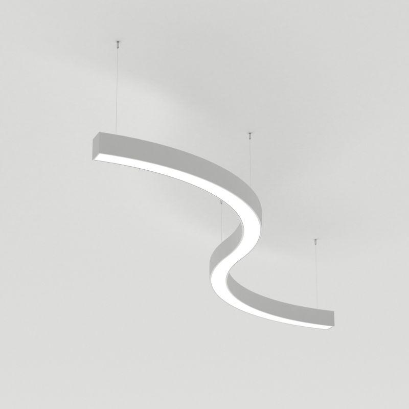 светильник sp-line-hang arc-s3535-d800-65w warm3000 (white 230в) металл arlight 034051(1) от BTSprom.by