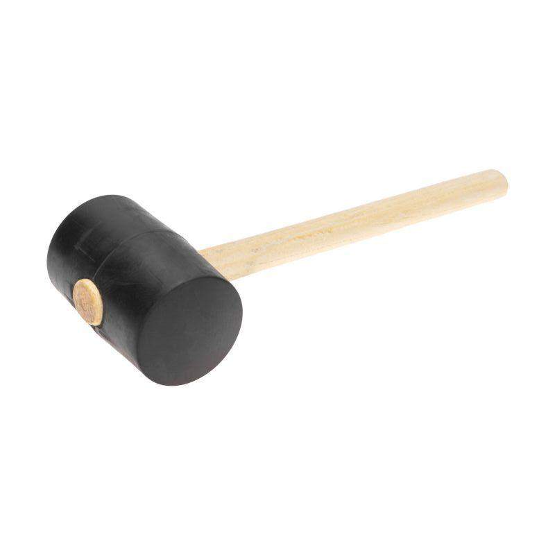 киянка резиновая 1130г черн. резина деревянная рукоятка kranz kr-12-8146 от BTSprom.by