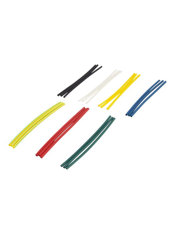  Набор трубок термоусадочных нг-LS 2/1 100мм 7 цветов по 3шт IEK UDR10-002-001-021-S фото в каталоге от BTSprom.by