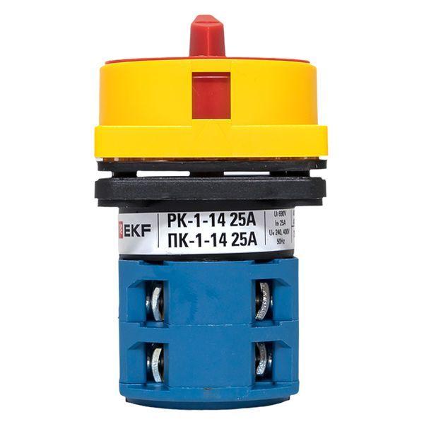  Переключатель кулачковый ПК-1-14 25А 4п "0-1" с блокировкой IP65 PROxima EKF pk-1-14-25-a65 фото в каталоге от BTSprom.by