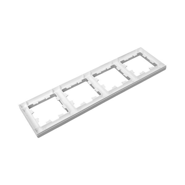  Рамка 4-м Эпика пластик алюм. EKF UP1-FPA-04 фото в каталоге от BTSprom.by