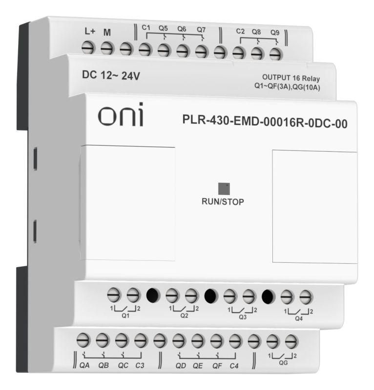 модуль расширения входов выходов плк 430 16 ro 24в dc oni plr-430-emd-00016r-0dc-00 от BTSprom.by