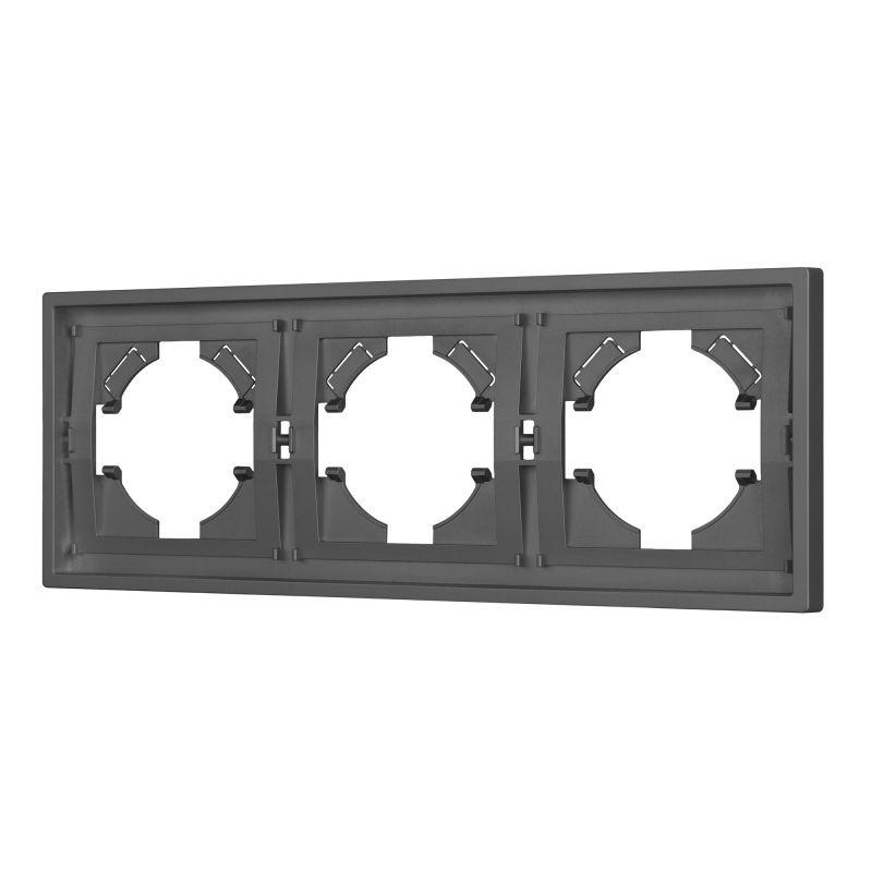 рамка 3-м frm-tendo-sfpl-3-gr пластик. сер. arlight 054652 от BTSprom.by