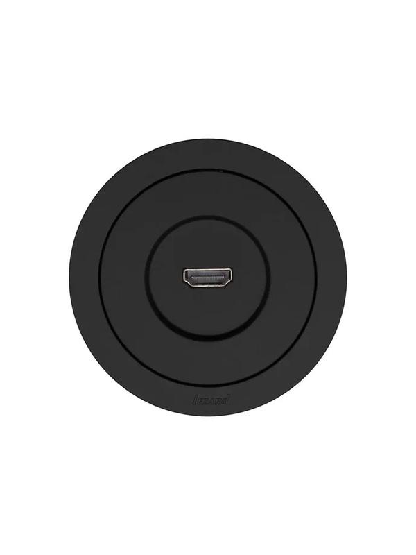  Розетка HDMI 1-м СП OSEN механизм черн. бархат LEZARD 743-4288-203 фото в каталоге от BTSprom.by