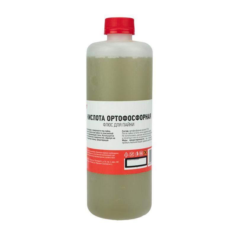 флюс для пайки кислота ортофосфорная 500 мл флакон rexant 09-3638 от BTSprom.by