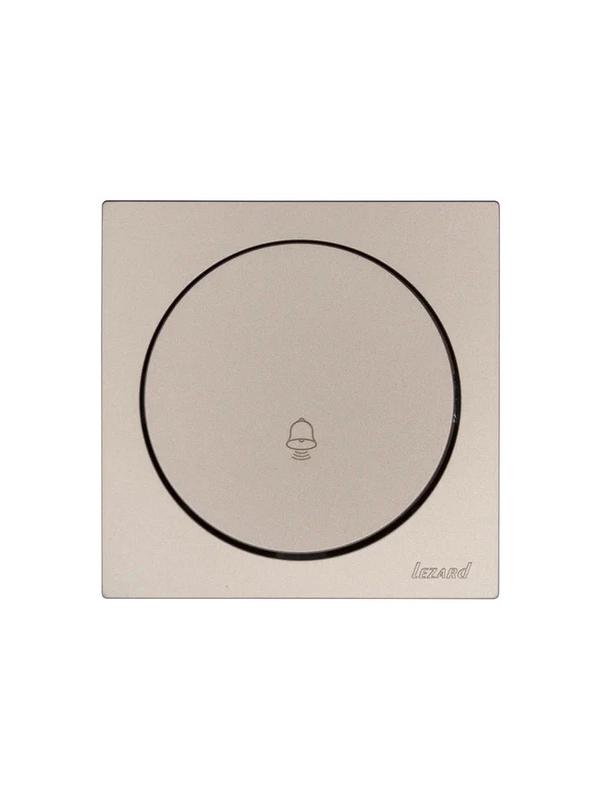  Кнопка звонка СП OSEN механизм титан LEZARD 743-3788-103 фото в каталоге от BTSprom.by