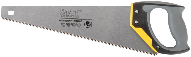 ножовка по дереву средний каленый зуб 7 тpi 3d заточка 3к пласт.прорезиненная ручка профи 400мм fit 40451 от BTSprom.by