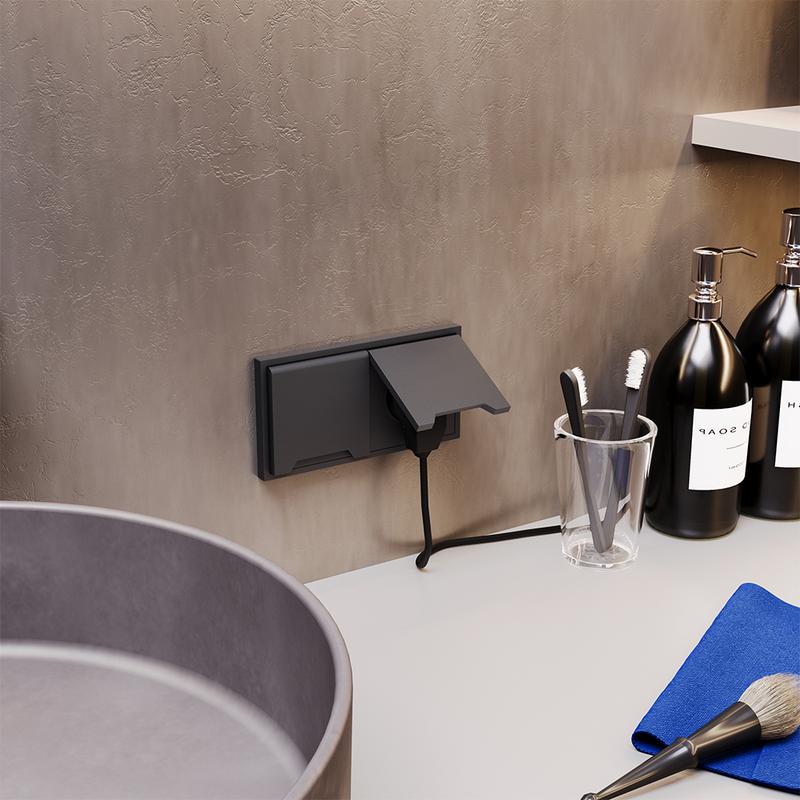  Рамка 2-м S70 пластик. графит Voltum VLS100207 фото в каталоге от BTSprom.by