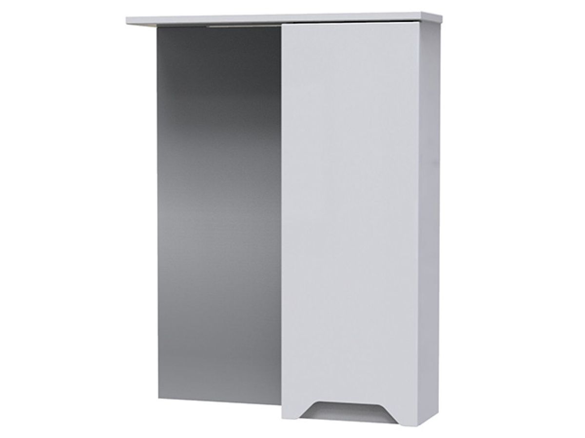 полка зеркальная  со шкафом allegretto 55, av engineering ave4444321 от BTSprom.by