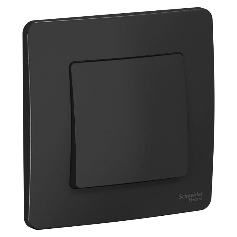 переключатель проходной 1-кл. сп blanca 10а ip20 (сх. 6) 250в антрацит se blnvs010606 от BTSprom.by