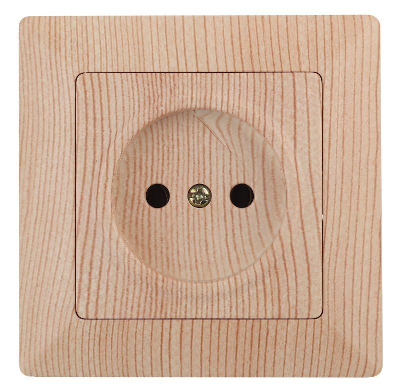 розетка 1-м сп solo 4-201-11 16а ip20 250в 2p без заземл. сосна intro б0053648 от BTSprom.by