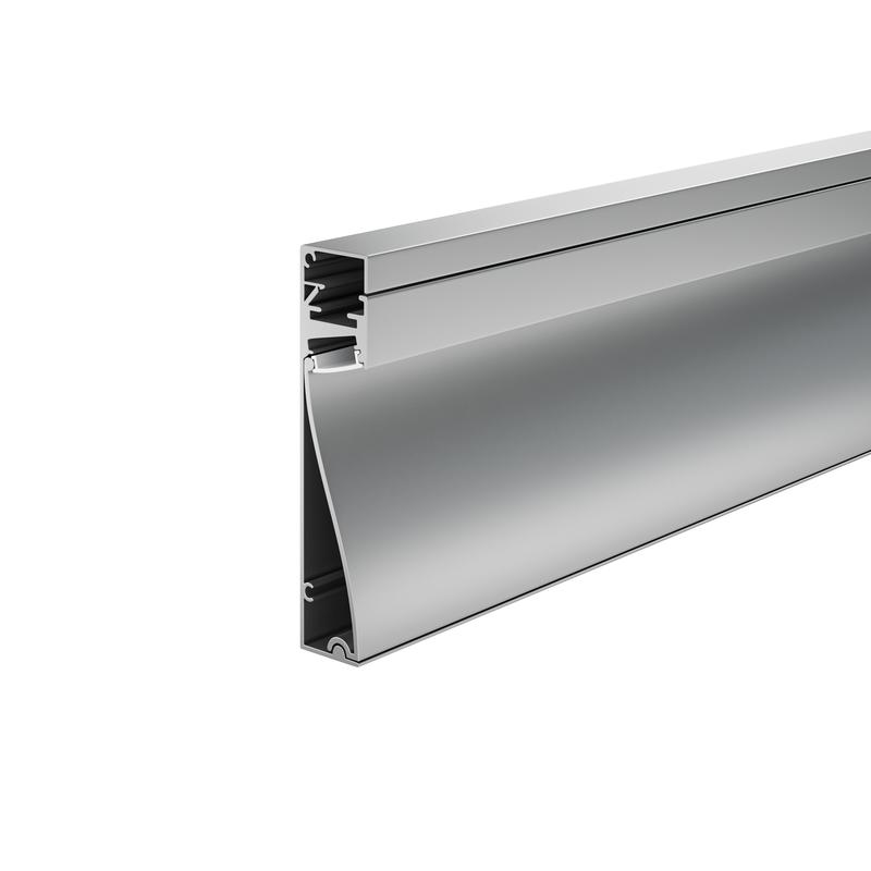профиль алюминиевый плинтус с подсветокой 80х18 maytoni alm-8018-s-2m от BTSprom.by