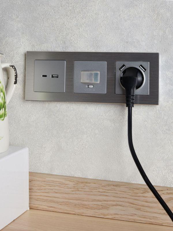  Датчик движения BRITE ДС10-1-БрА механизм алюм. IEK BR-MS10-N-150-05-K47 фото в каталоге от BTSprom.by