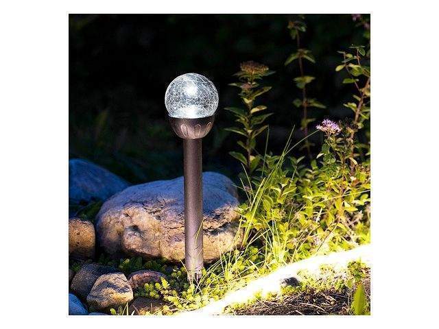 светильник садовый slr-gp-60 5вт ip44 на солнечн. батарее lamper 602-205 от BTSprom.by
