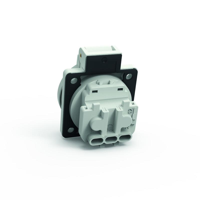  Розетка встраиваемая Schuko 16А 3п 250В IP54 сер. Quick Connect Bals 71100 фото в каталоге от BTSprom.by