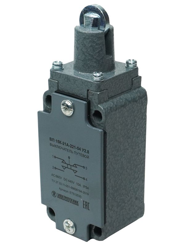 выключатель конечн. вп 15к-21а-221-54 у2.8 электротехник et512530 от BTSprom.by