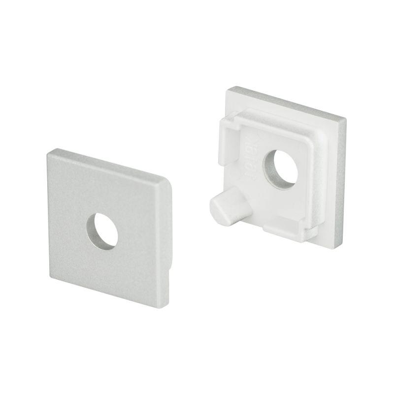 заглушка sl-kant-h16 square с отверстием пластик arlight 024485 от BTSprom.by