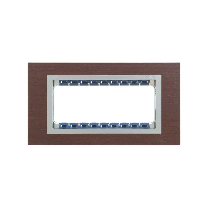 рамка 5мод. simon82 centralizations узкая с суппортом венге/алюм. дерево simon 82957-65 от BTSprom.by рамка 5мод. simon82 centralizations узкая с суппортом венге/алюм. дерево simon 82957-65 от BTSprom.by