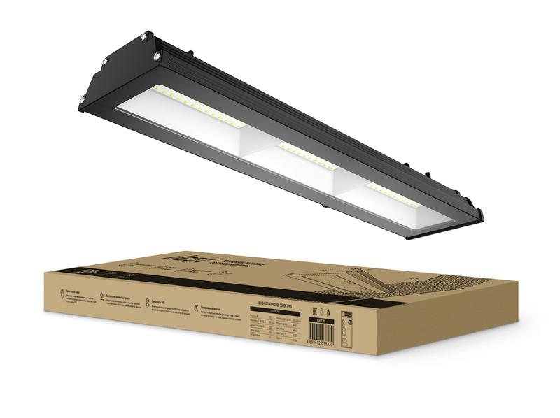 светильник светодиодный whb-02 150вт 230в 5000к 15750лм 105лм/вт ip65 складской без пульсации neox 4690612038230 от BTSprom.by