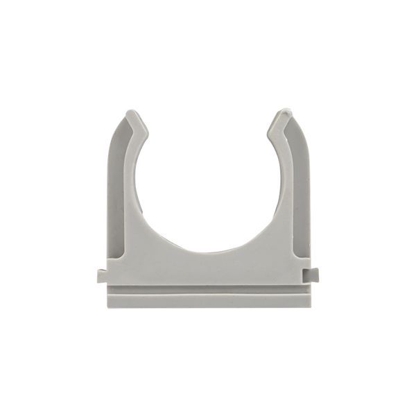  Держатель для труб (клипса) d25мм сер. (уп.100шт) Plast EKF derj-z-25n фото в каталоге от BTSprom.by