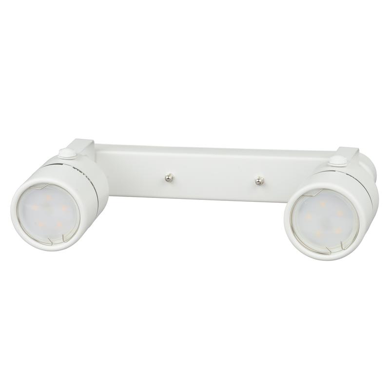 светильник декоративный dlc-s612 gu10x2 white sotto gu10х2шт накладной без ламп метал. бел. fametto ul-00009421 от BTSprom.by
