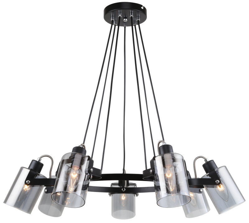 люстра davida 5099-307 7хe14 40вт лофт-кантри rivoli б0055528 от BTSprom.by