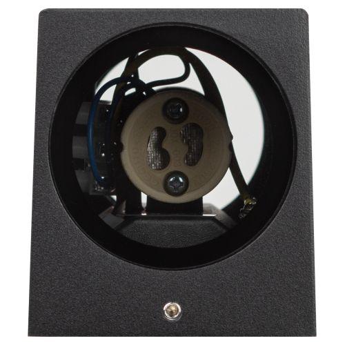  Подсветка декоративная WL38 BK MR16/GU10 (2 лампы по 35Вт) для интерьера фасадов зданий черн. Эра Б0054410 фото в каталоге от BTSprom.by