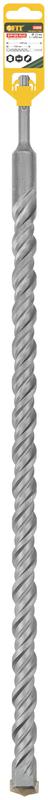  Бур по бетону SDS PLUS профи W-образная вставка двойная спираль 25х600мм FIT 32858 фото в каталоге от BTSprom.by