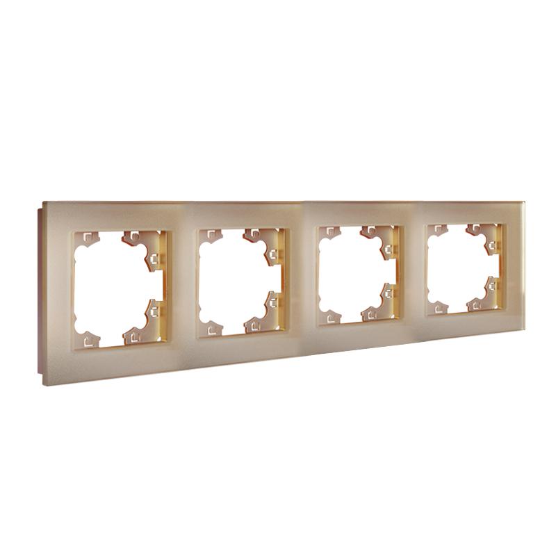  Рамка 4-м Афина стеклянная шампань UNIVersal 2281 фото в каталоге от BTSprom.by