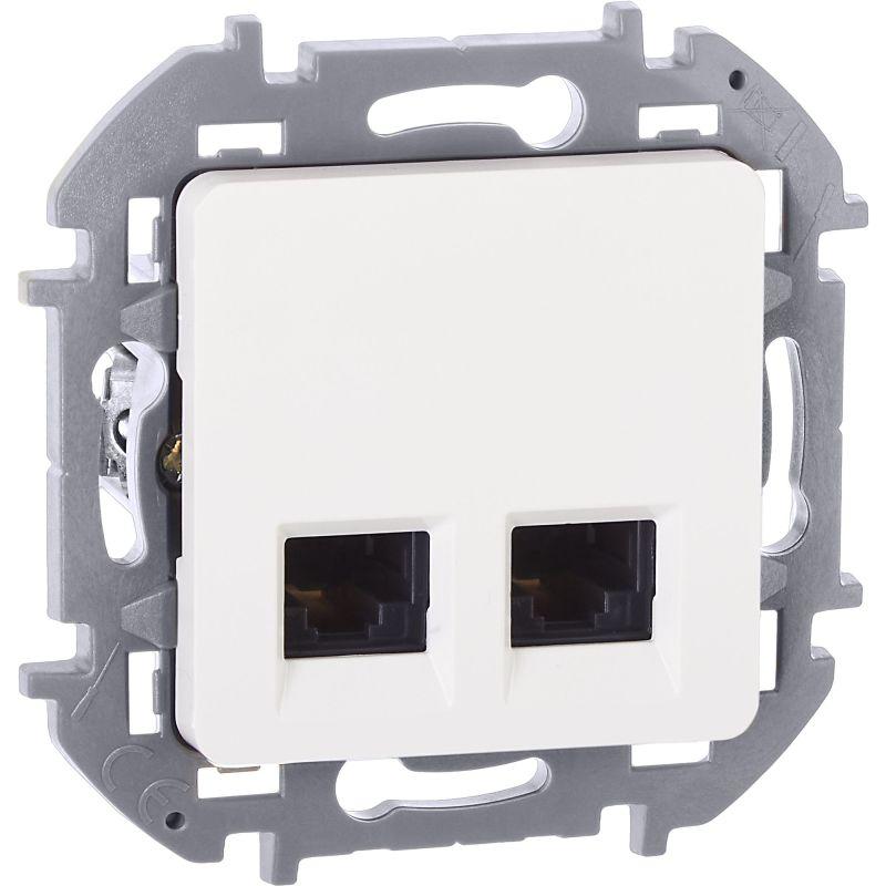 розетка компьютерная 2-м inspiria rj45 кат.5e utp бел. iek 673835 от BTSprom.by