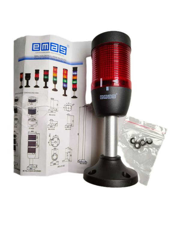  Колонна сигнальная 50мм 24В стробоскоп FLESH красн. EMAS IK51F024XM03 фото в каталоге от BTSprom.by