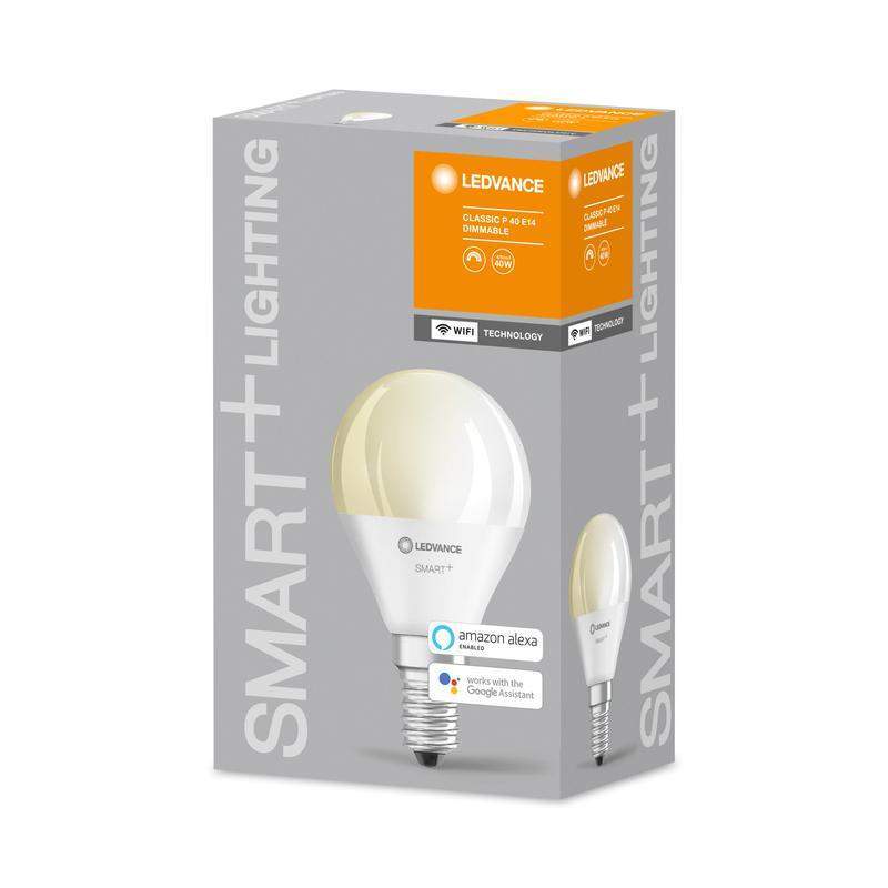 лампа светодиодная smart+ wifi mini bulb dimmable 40 5вт/2700к e14 ledvance 4058075485594 от BTSprom.by