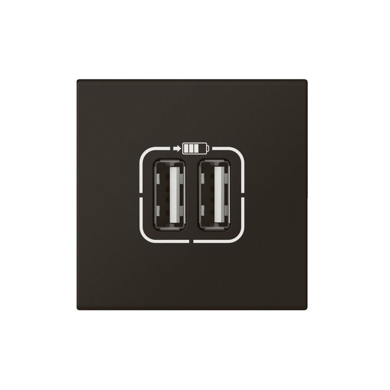 розетка 2мод. usb mosaic для зарядки черн. leg 079194l от BTSprom.by