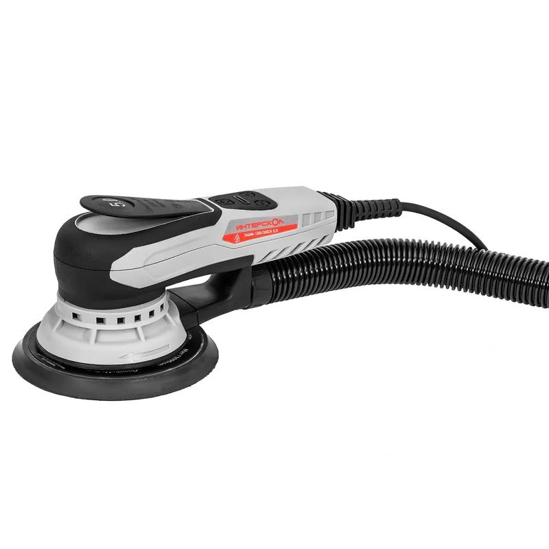 машина шлифовальная эксцентриковая эшм-150/350э эксцентриситет 5мм d шлифовального круга 150мм 350вт интерскол 800.1.0.70 от BTSprom.by