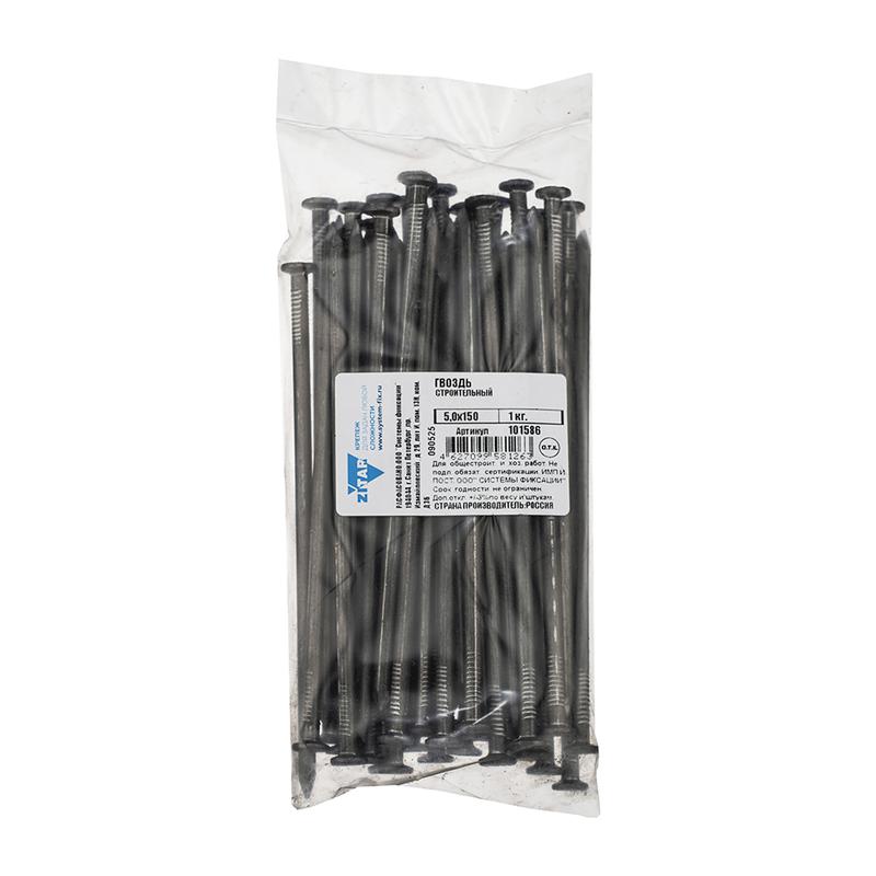 гвоздь строительный 5х150 (уп.1кг) zitar 101586 от BTSprom.by