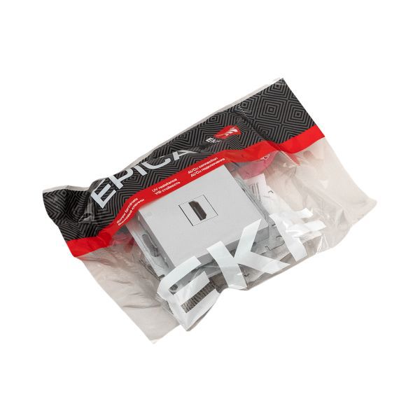  Розетка СП Эпика HDMI механизм алюм. EKF UP1-SOA-HDMI фото в каталоге от BTSprom.by