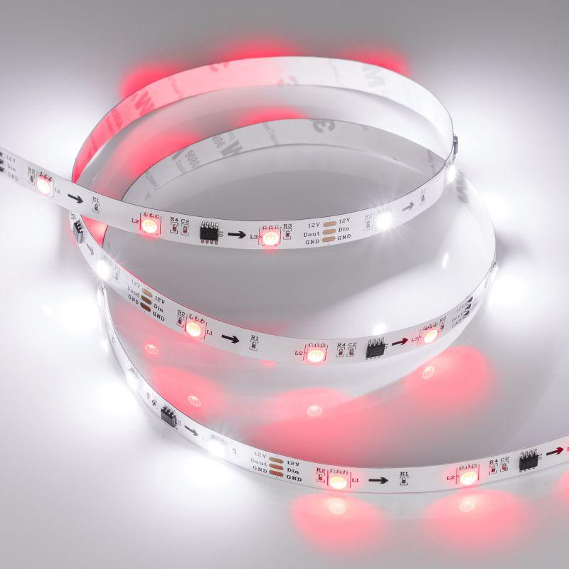 лента светодиодная spi-b30-10mm 12v rgb-px3 7.2w/m ip20 5060 бегущий огонь (уп.5м) arlight 026368(2) от BTSprom.by