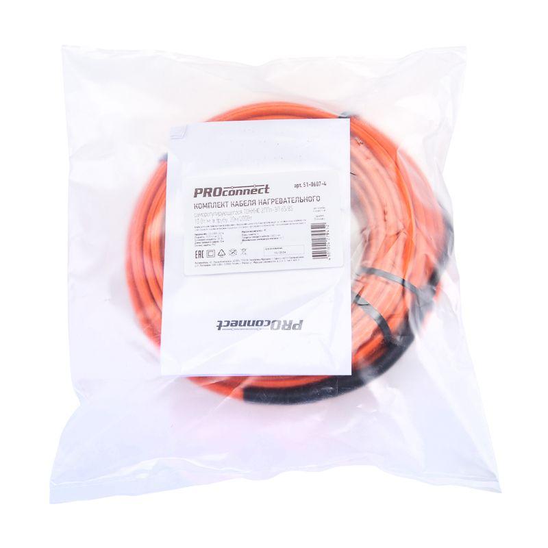  Кабель греющий саморег. 10 ККНС 2ЛПп-ЭЛ 65/85 в трубу 20м/200Вт PROconnect 51-0607-4 фото в каталоге от BTSprom.by