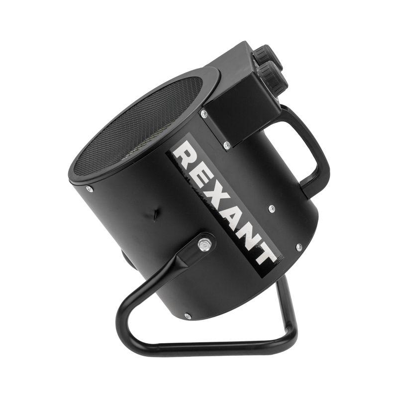  Пушка тепловая электрическая круглая регулировка угла наклона ТЭН 3кВт Rexant 60-0039 фото в каталоге от BTSprom.by