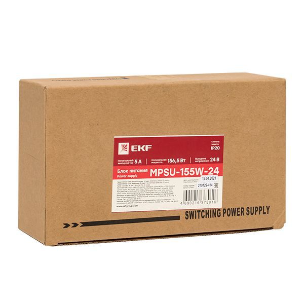  Блок питания 24В с функцией ИБП MPSu-155W-24 PROxima EKF mpsu-155w-24 фото в каталоге от BTSprom.by