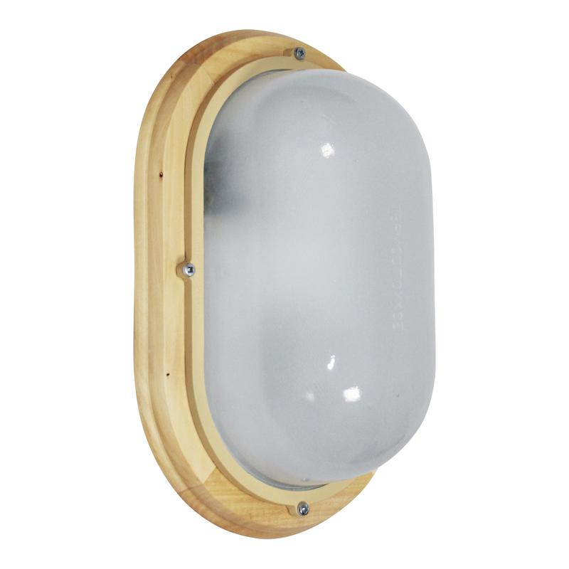 светильник нбб 03-100-017 "терма 1201" ip65 овал большой матов./корпус дерево липа (инд. упак.) элетех 1005501028 от BTSprom.by