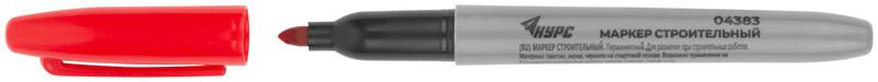  Маркер строительный перманентный красн. КУРС 04383 фото в каталоге от BTSprom.by