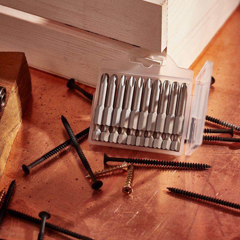  Бита PH3х50мм для шуруповерта сталь S2 (уп.10шт) Kranz KR-92-0417 фото в каталоге от BTSprom.by